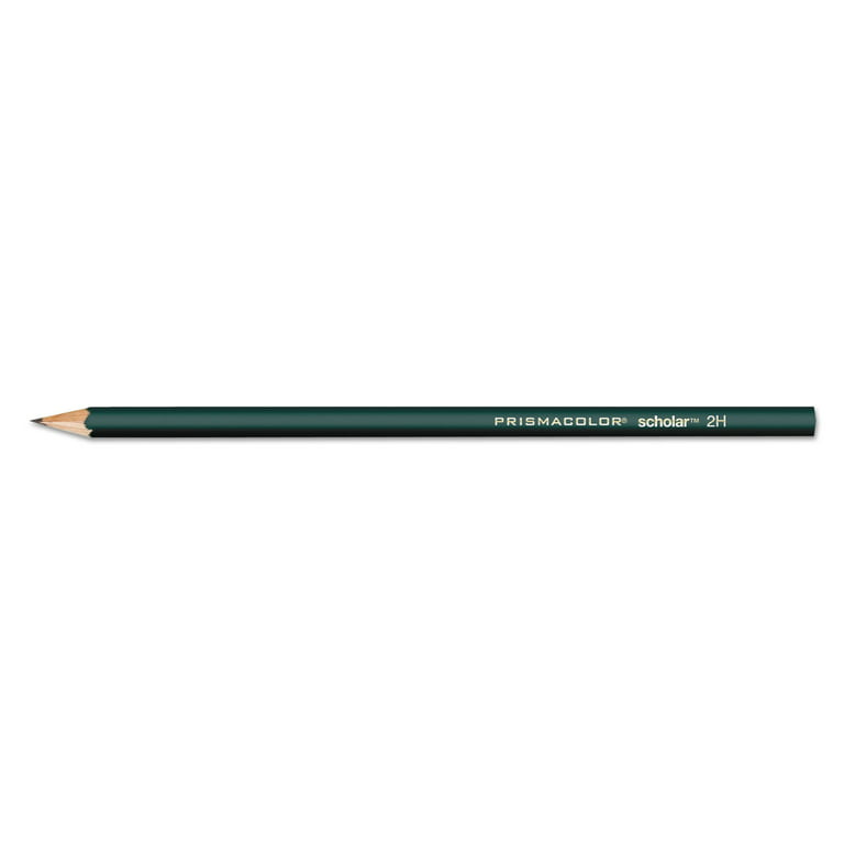 Prismacolor Scholar Graphite Pencil Set, 4B, 2B, HB, 2H Pencils, Kneaded  Eraser