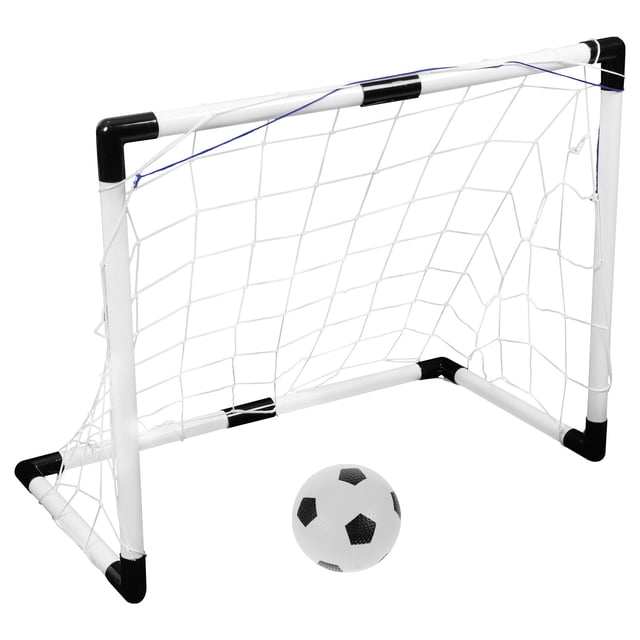 BRIGHTFUFU Durable Portable Soccer Goal Net for Kids Daily Use Assorted Color Plastic Football Training Equipment 1 Set