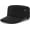 Black, variant on Unisex Cadet Army Cap Flat Top Cap Twill Military Corps Hat for Women Men