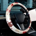 thumbnail image 6 of Eiffel Tower Car Wheel Cover 14.5 Inch Printing PVC Leather Auto Accessories Steering Wheel Cover, 6 of 6
