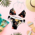 thumbnail image 6 of Retro Cat Detachable Sponge Adjustable Strap Bikini Set - Two-Pack for Beach and Pool Swimwear, 6 of 6