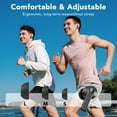 thumbnail image 4 of Touch Screen Wireless Earbuds Bluetooth Headphones with 50H Playtime, Noise Cancelling Headphones with Mic IPX7 Waterproof in Ear Earphones for Pad Android/iOS Phones Gifts for Women Men, Black, 4 of 9