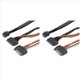 thumbnail image 1 of 2X Cable Integrado 12G Mini SAS HD A U.2 36P SFF-8643 A SAS U.2 SFF-8639 con Fuente de Alimentación SATA de 15 , Adecuado para SSD U.2, 1 of 5