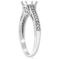 thumbnail image 2 of Pompeii Vintage 1/5ct Semi Mount Engagement Ring Setting 14K White Gold (G/H,I2), 2 of 3