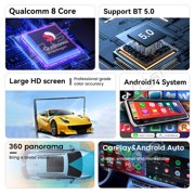 Aotsr 15.8 inch 8 Core Android AUTO Multimedia for Audi Q5 2009-2017 GPS Navigation Car Radio Stereo Receiver Carplay IPS Head Unit(High configuration)
