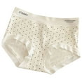 thumbnail image 2 of Women's Underwear Briefs Nylon Seamless Polka Comfortable Body Breathable Underwear Lace Briefs, 2 of 3
