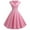 Pink, variant on YanHoo Vintage Dresses for Women 1940s Pink Prom Dress Ladies Elegant Short Sleeve V Neck Swing Dresses Retro Hepburn Dresses for Evening Party Dresses Sale under 10