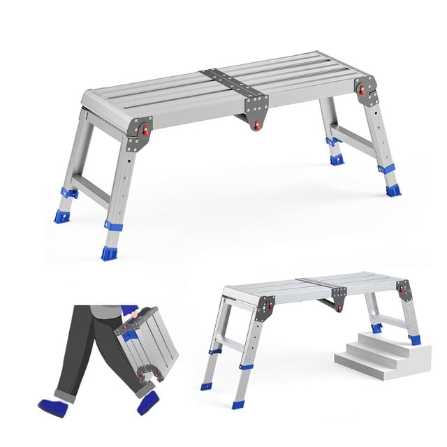 Plataforma de trabajo plegable Loyoda de aluminio ajustable 35-50 cm