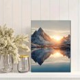 thumbnail image 2 of Toile Murale Montagne Enneigée 15,75 X 11,81 Pouces, 2 of 8