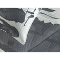 thumbnail image 4 of Ambesonne Animal Quilted Bedspread Set 3 Pcs, Panda in Zoo Chinese, Queen Size, Cadet Blue White, 4 of 5