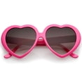 thumbnail image 2 of zerouv - women's oversize gradient lens heart sunglasses 56mm - 56mm, 2 of 4