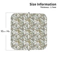 thumbnail image 2 of Leather Coasters with Heat-resistant for Drinks, Paisley Pattern No.90109 Cup Coasters Cup Pad Mat for Tabletop Protection, Coffee Table, Office Desk and Housewarming Gift, 2 of 5