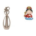 thumbnail image 1 of Colección De Arte De Amantes Besándose, Adorno De Mesa Para Regalo De Aniversario, Figura De Resina Para Estantería, Estatua De La Madre Mazu, Escultura Coleccionable De Regalo De, 1 of 8
