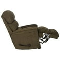 thumbnail image 6 of Atkins Chaise Rocker Recliner in Coffee Brown Polyester Fabric, 6 of 10