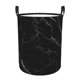 thumbnail image 1 of Fotbe Black Marble Texture Abstract Cesto de Ropa con Asas, Cesto Impermeable de Gran Capacidad, Bolsa de Lavado para Dormitorio, Cesto de Ropa con Ruedas y Asas-Medium, 1 of 6
