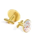 thumbnail image 3 of Easter Men's Stainless Steel Cufflinks Set for Formal Attire, Wedding or Business evento, 3 of 6