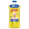 thumbnail image 6 of Mr. Clean Antibacterial All Purpose Cleaner, Floor Cleaner for Mopping, Cleaning Liquid, Lemon, 41oz (2 pack), 6 of 6