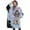 Poodles, variant on Oversized Wearable Blanket Hoodie,Rottweiler Dogs with Pioneer Flower Sherpa Blanket Hoodie with Super Pockets,Super Warm Fuzzy Pullover for Women & Men