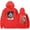 Red, variant on Kim Petras Feed The Beast World Tour 2024 Merch Unisex Hoodie Graphic Print Casual Streetwear