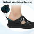 thumbnail image 6 of LeIsfIt Barefoot Walking for Women Adjustable Wide Diabetic Shoes for Swollen Arthritis Edema Feet Wide Width, 6 of 7