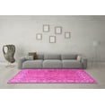 thumbnail image 3 of Ahgly Company Indoor Rectangle Persian Pink Traditional Area Rugs, 7' x 9', 3 of 4