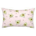 thumbnail image 1 of Balery Avocado Doing Sport Yoga Funda de Cojín Estampada, Regalos para Mujeres, Regalos de Amor para Ella, Regalos para Novia o Esposa, Funda de Almohada-14"x20", 1 of 6