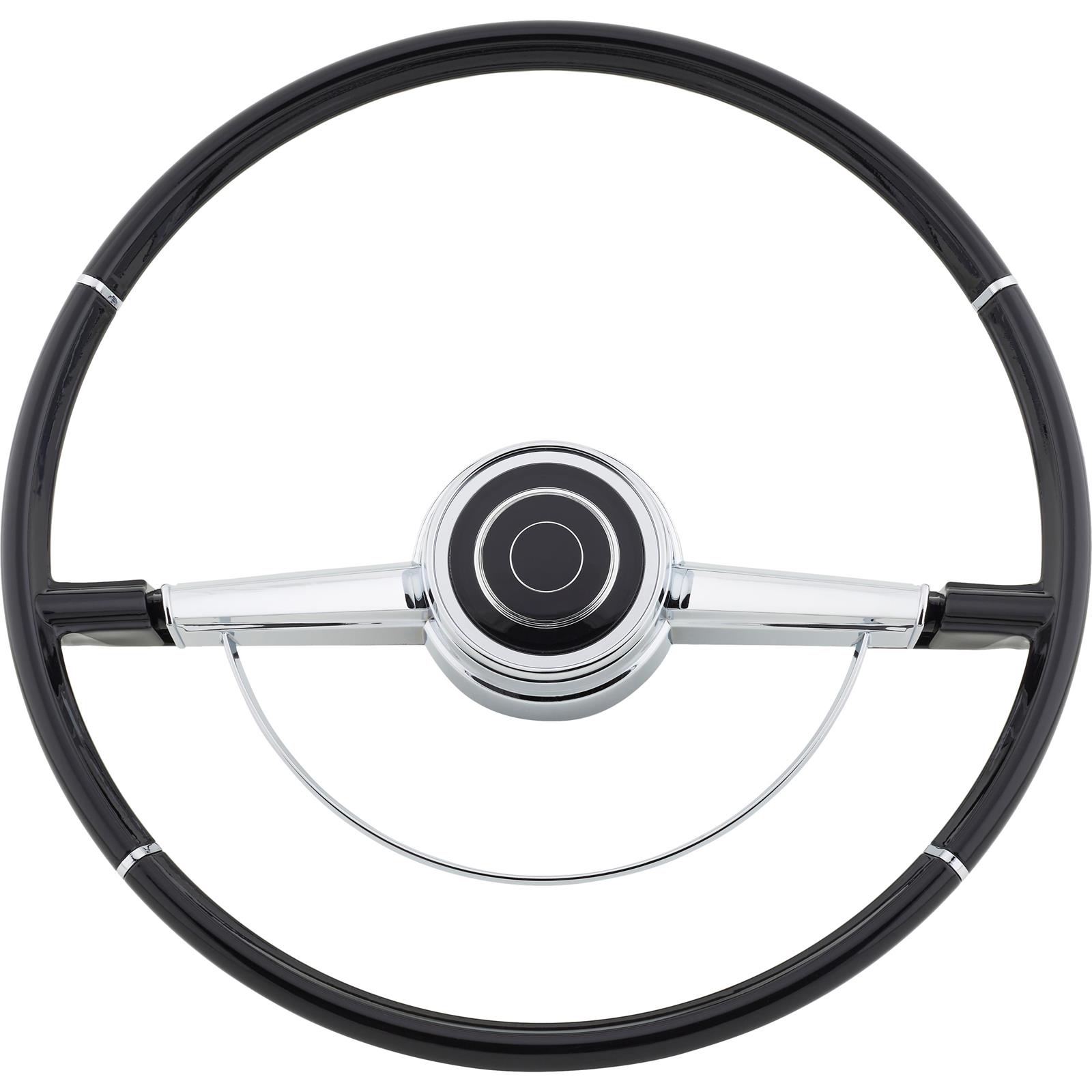 1957 Chevy 15 Inch Reproduction Steering Wheel - 2-Spoke By Speedway Motors