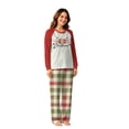 thumbnail image 4 of Lvotionpl 2026 Family Christmas Pajamas Matching Sets, Match Family Christmas Pjs Long Sleeve Top & Pants Set Matching Holiday Family Pajama Xmas Sets, 4 of 5
