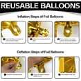 thumbnail image 3 of Yanonmyfd 10 Pcs 4D Sphere Soccer Balloons Set with Golden Championship Trophy & Star Burst Balloon - Soccer Party Decorations for World Cup Parties, Sports Theme Birthday, Football F, 3 of 11