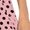 Pink, variant on HomeGardon Women Dress Summer Dress for Women Vintage Polka Dot Ruffle Short Sleeves Crew Neck Casual Flowy Midi Dress with Belt Women Beach Bandage Long Maxi Dress Red,S-2XL