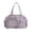 Purple (send crossbody belt rolled plate), variant on Japanese School Style Ita Tote Bag with Clear Display Window for Women and Girls, Large Capacity Commuter Student Shoulder Crossbody Purse with Multi-Pockets and Zipper Closure in Black White Purple