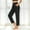 Black, variant on Women's High-Waisted Stretch Pants with Slit Cuffs for Summer Casual Yoga Pants for Women Pants for Women High Waisted Crop Work Pants Summer Casual Slacks Yoga Dress Pant