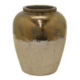 thumbnail image 1 of Plutus Brands PBTH94066 Porcelain Ceramic Vase, Gold, 1 of 1
