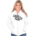 thumbnail image 4 of Cute Cardio Weights Protein Shakes Womens Plus Size Graphic Zipper Hoodie Brisco Brands 3X, 4 of 5