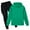 Green, variant on newwalpole Toddler Kids Tracksuit Boys Girls 2 Piece Sweatsuit Jogging Outfits Jogger Sweatpants Hooded Sweatshirt Fashion Clothing Sets Purple for Size 7-8 Years