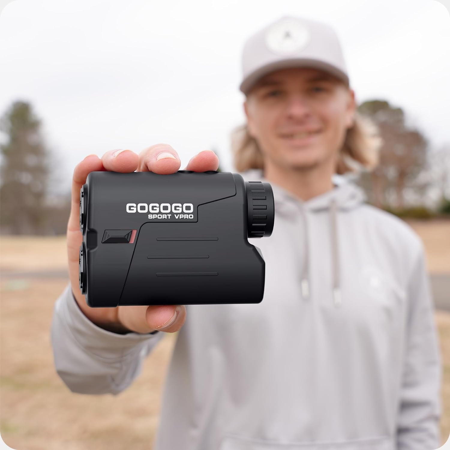 GOGOGO SPORT VPRO Magnetic Golf Rangefinder with Slope ON/OFF Switch, 1000 Yards Range Finder