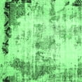 thumbnail image 1 of Ahgly Company Indoor Square Abstract Emerald Green Modern Area Rugs, 8' Square, 1 of 4