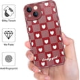 thumbnail image 4 of Case for iPhone 13 Mini, Cute Pattern Soft TPU Case for Girls Women, Camera Hole Protective Case for iPhone 13 Mini (5.4 inch), Little Red Heart, 4 of 14
