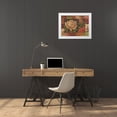 thumbnail image 3 of Meagher, Megan 18x15 White Modern Wood Framed Museum Art Print Titled - Floral Patchwork I, 3 of 4