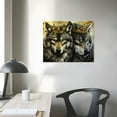 thumbnail image 4 of Nawypu  Black and White Wolf Wall Art Christian Two Wolves Poster Wolves King and Queen Crown Picture Motivational Canvas Print Painting for Bathroom Bedroom Office Framed Artwork, 4 of 6