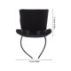 thumbnail image 2 of unbranded Black Banquet Party Soft Comfortable Small Hat for Festival and Costume Accessories, 2 of 8