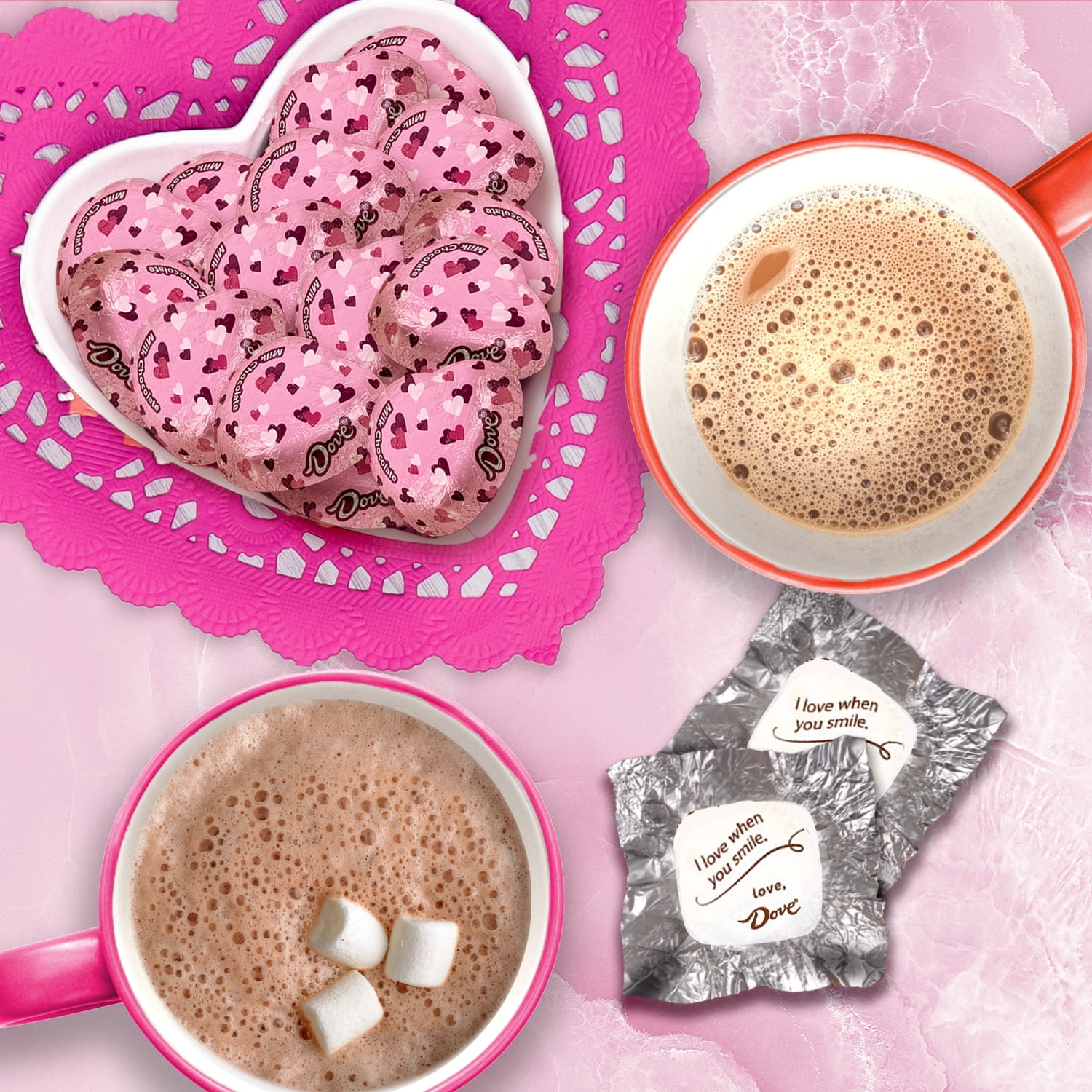 (2 pack) Dove Promises Valentine's Day Heart Chocolate Candy Bag - 8.87 oz