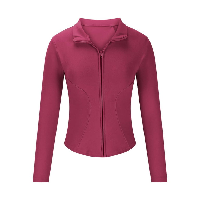 Mrat Women's Athletic Full Zip Lightweight Workout Jacket Yoga