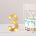 thumbnail image 4 of Illuminated LED Alphabet Letter Light Decorative Marquee Lamp for Birthday Party Wedding Children's Room Home Bar Wall Battery Operated, 4 of 6