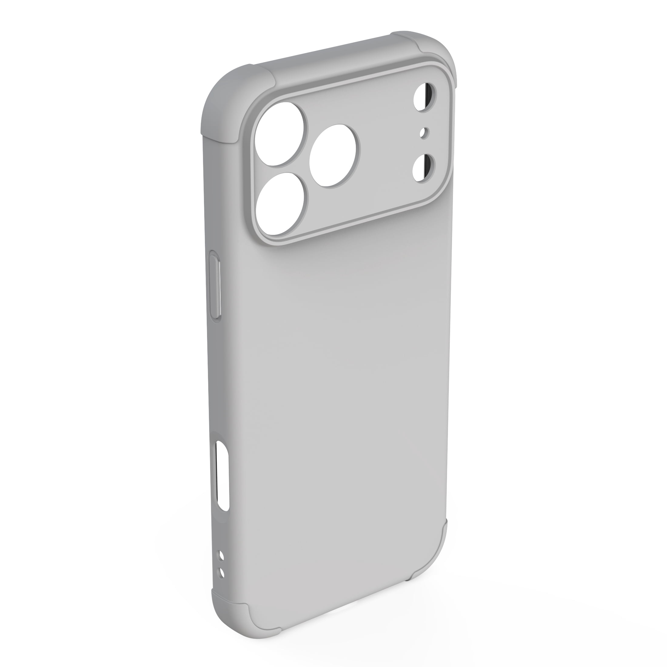 onn iPhone 18 Pro Max and iPhone 17 Pro Max Phone Case with MagSafe, Cool Grey