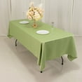thumbnail image 5 of Efavormart Sage Green Seamless Lamour Satin Rectangle Tablecloth - 60"x102", 5 of 11