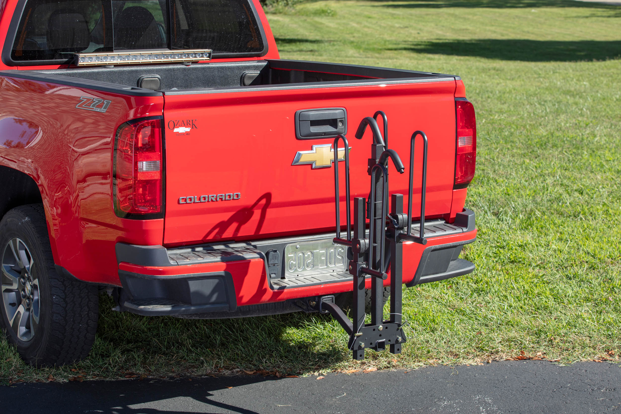 Hyper Tough Hitch-Mount 2-Bike Rack - Foldable photo 2