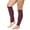 Burgundy, variant on KESIS Women's Cable Knit Leg Warmers Knitted Crochet Long Socks Anthra Melange