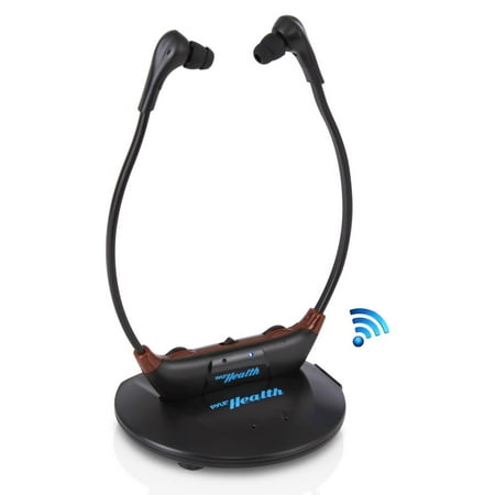 PYLE-HEALTH PHPHA76 - 2.4GHz Wireless TV Assistive Hearing Amplifier Headset, Audio Listening Impaired Assistance