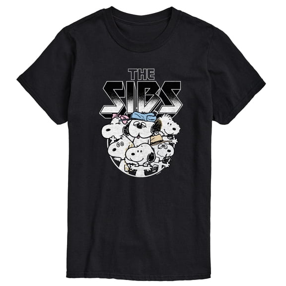 Peanuts - Sibs Metal Tee - Men's Short Sleeve Graphic T-Shirt